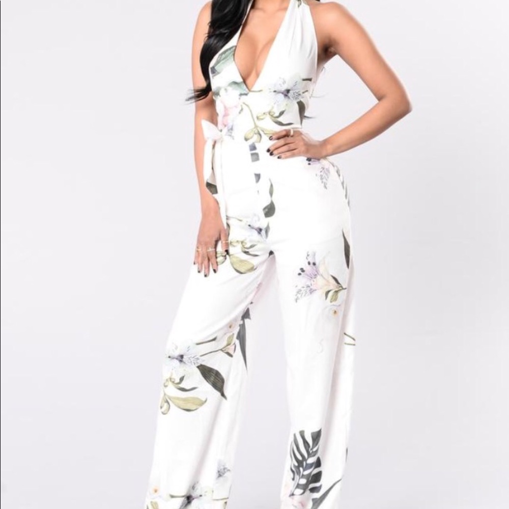 Floral jumpsuit